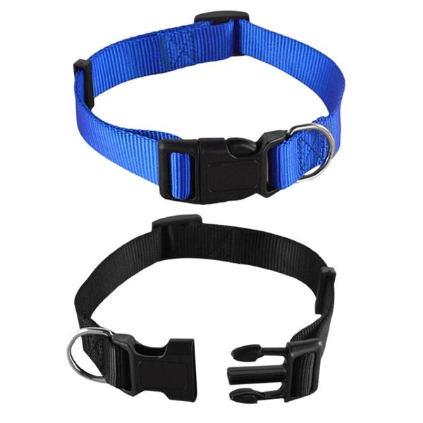 dog collars & leashes 2 pcs adjustable nylon puppy collar with buckle and clip for lead (m, black s, blue)
dog collars & leashes 2 pcs adjustable nylon puppy collar with buckle and clip for lead (m, black s, blue)