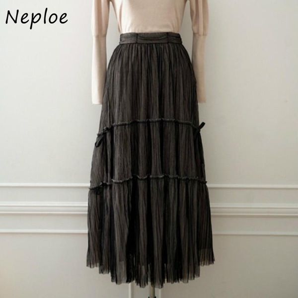 skirts neploe sweet high waist pleated femme jupe fashion voile drawstring bow women skirt 2021 spring elegant mid length, Black
skirts neploe sweet high waist pleated femme jupe fashion voile drawstring bow women skirt 2021 spring elegant mid length, Black