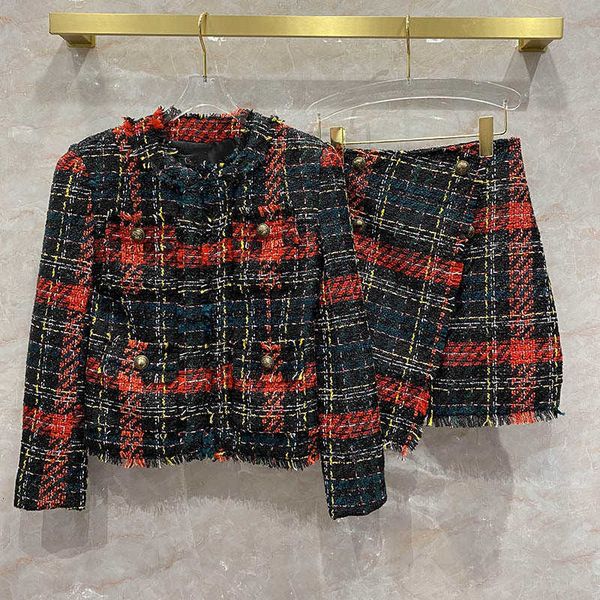 two piece dress tweed wool female tender skirt autumn long sleeve retro tempers plaid cardigan jacket brv2, White
two piece dress tweed wool female tender skirt autumn long sleeve retro tempers plaid cardigan jacket brv2, White