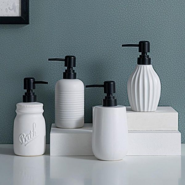 liquid soap dispenser ceramic hand sanitizer bottle sanitary ware el bathroom press lotion shampoo shower gel sub-bottled sanitizing machine
liquid soap dispenser ceramic hand sanitizer bottle sanitary ware el bathroom press lotion shampoo shower gel sub-bottled sanitizing machine