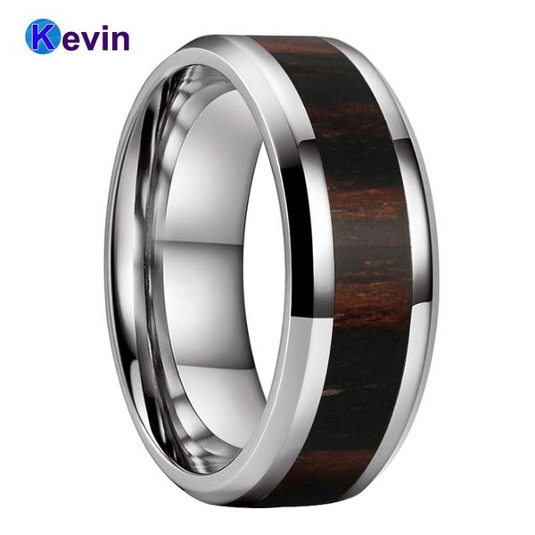 cluster rings wood ring wedding band men tungsten carbide with dark inlay beveled polished comfort fit, Golden;silver
cluster rings wood ring wedding band men tungsten carbide with dark inlay beveled polished comfort fit, Golden;silver