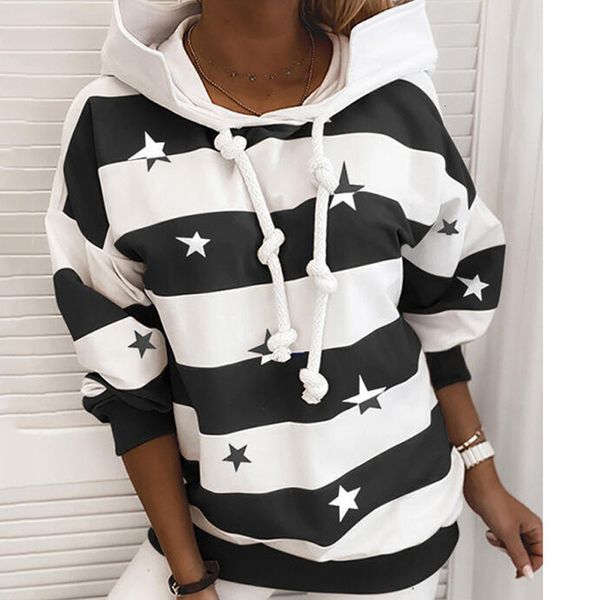 women's hoodies & sweatshirts women autumn long sleeved fashion casual hooded five pointed star print sweater women luk1, Black
women's hoodies & sweatshirts women autumn long sleeved fashion casual hooded five pointed star print sweater women luk1, Black