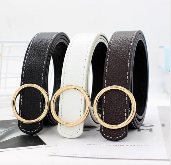 belts women pu leather metal ring buckle golden circle waistbands elegant punching female belt waist band, Black;brown
belts women pu leather metal ring buckle golden circle waistbands elegant punching female belt waist band, Black;brown