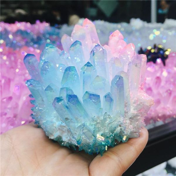 decorative objects & figurines 1pc beautiful aura crystal cluster angel titanium quartz stunning rainbow specimen minerals reiki healing
decorative objects & figurines 1pc beautiful aura crystal cluster angel titanium quartz stunning rainbow specimen minerals reiki healing
