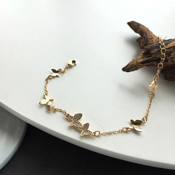 link, chain creative design fashion and personality temperament butterfly pendant bracelet charm women fine jewelry, Black
link, chain creative design fashion and personality temperament butterfly pendant bracelet charm women fine jewelry, Black