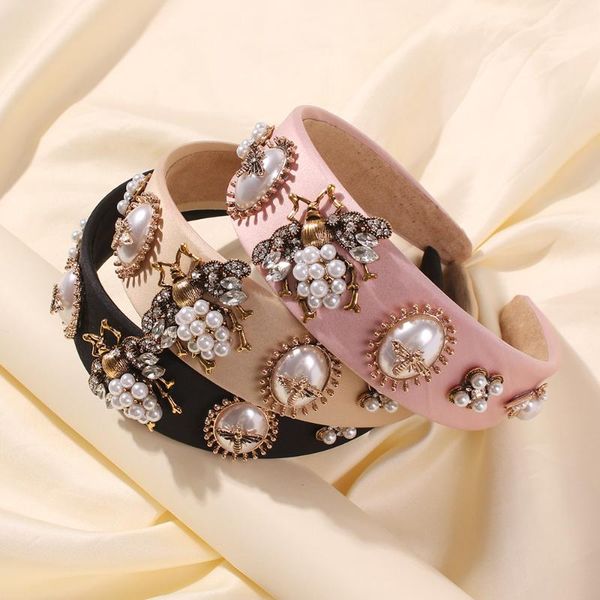 hair clips & barrettes simulated pearl bumble bee headbands women's accessories baroque vintage crystal hairband female flower pearls h, Golden;silver
hair clips & barrettes simulated pearl bumble bee headbands women's accessories baroque vintage crystal hairband female flower pearls h, Golden;silver