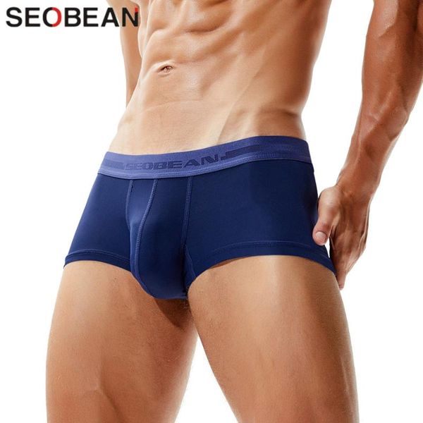 underpants seobean merk mannelijke slipje effen boxer mannen ondergoed u bolle pouch lage taille onderbroek heren boxers shorts, Black;white
underpants seobean merk mannelijke slipje effen boxer mannen ondergoed u bolle pouch lage taille onderbroek heren boxers shorts, Black;white