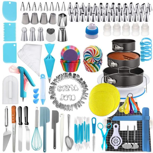 baking & pastry tools 458pcs cake decoration kit diy spatulas decorating backing silicone mold kitchen accessories
baking & pastry tools 458pcs cake decoration kit diy spatulas decorating backing silicone mold kitchen accessories
