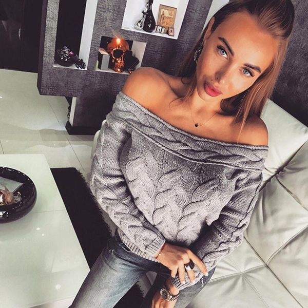 women's sweaters autumn winter sweater women 2021 knit high elastic quality fashion europen knitwear clothes ropas de moda mujer c0204, White;black
women's sweaters autumn winter sweater women 2021 knit high elastic quality fashion europen knitwear clothes ropas de moda mujer c0204, White;black