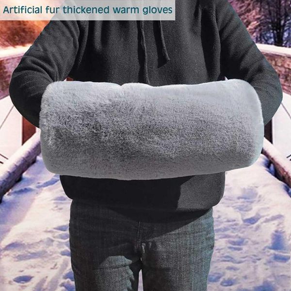 pillow black/ gray winter wedding gloves faux fur muff bridal hand warming soft mitten
pillow black/ gray winter wedding gloves faux fur muff bridal hand warming soft mitten