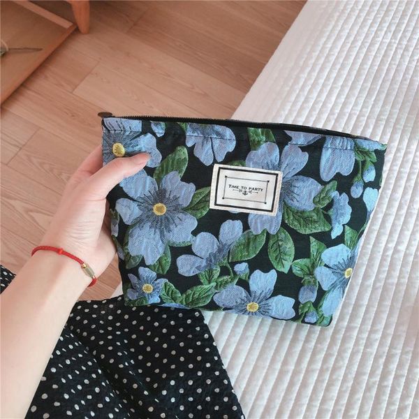 cosmetic bags & cases retro floral bag cotton fabric make up organizer women beauty storage case large travel toiletry washing
cosmetic bags & cases retro floral bag cotton fabric make up organizer women beauty storage case large travel toiletry washing