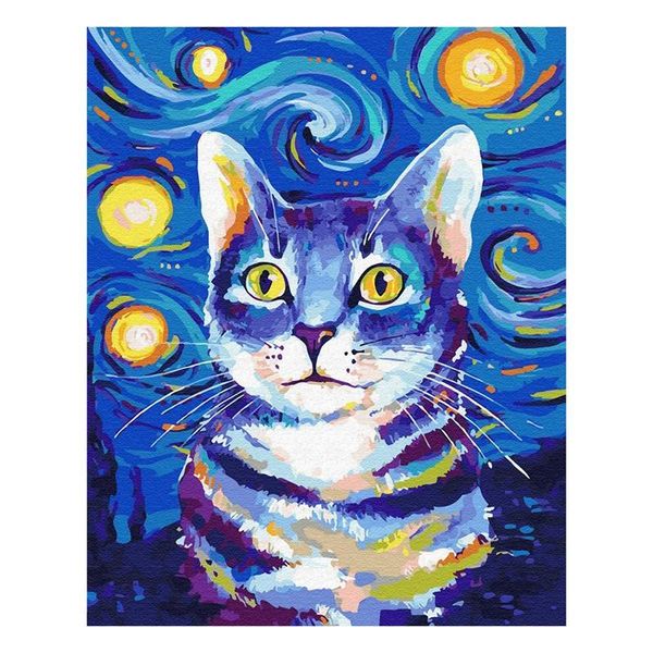 painting paint by numbers kit canvas for adults & kids beginner,16 inch x 20 inch(starry sky cat) paintings
painting paint by numbers kit canvas for adults & kids beginner,16 inch x 20 inch(starry sky cat) paintings