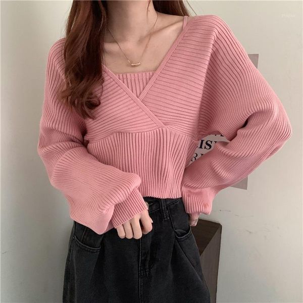 autumn winter v-neck pullovers knitted women's clothing fashion brand fake two pieces korean clothes female sweater sweaters, White;black
autumn winter v-neck pullovers knitted women's clothing fashion brand fake two pieces korean clothes female sweater sweaters, White;black