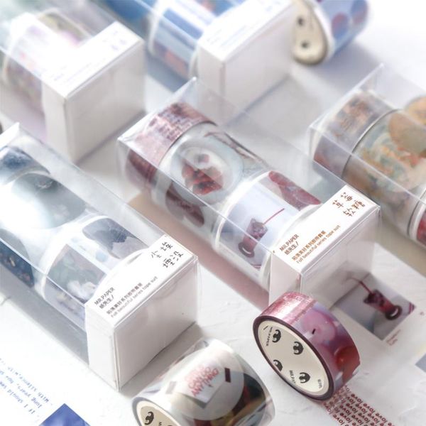 gift wrap 3 pcs/set scrapbooking tapes kawaii 3.5m decoration cut film pvc adhesive washi tape masking japanese stationery stickers
gift wrap 3 pcs/set scrapbooking tapes kawaii 3.5m decoration cut film pvc adhesive washi tape masking japanese stationery stickers