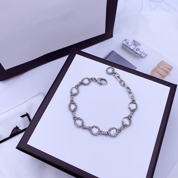 g 925 sterling silver bracelet retro interlocking fine bracelets silver for charm bracelets fashion trend chian bracelet, Golden;silver
g 925 sterling silver bracelet retro interlocking fine bracelets silver for charm bracelets fashion trend chian bracelet, Golden;silver