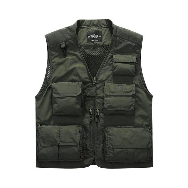 men's vests pography advertising fishing mountaineering travel multi-pocket waistcoat outdoor mesh detachable back pocket vest, Black;white
men's vests pography advertising fishing mountaineering travel multi-pocket waistcoat outdoor mesh detachable back pocket vest, Black;white