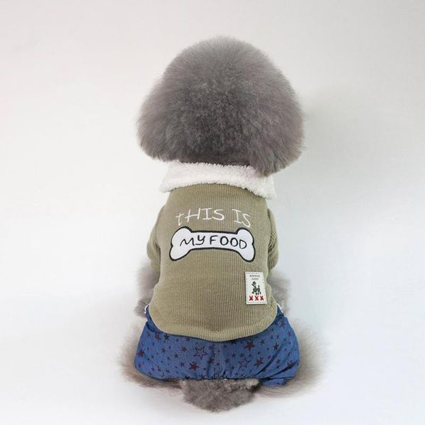 dog apparel lovely clothes soft cotton jacket with bone pattern four legs pet dogs coat thick warm autumn winter supplies
dog apparel lovely clothes soft cotton jacket with bone pattern four legs pet dogs coat thick warm autumn winter supplies