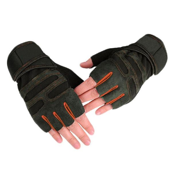 sport dumbbell fitness breathable anti-slip half finger protection gloves wrist support, Black;red
sport dumbbell fitness breathable anti-slip half finger protection gloves wrist support, Black;red