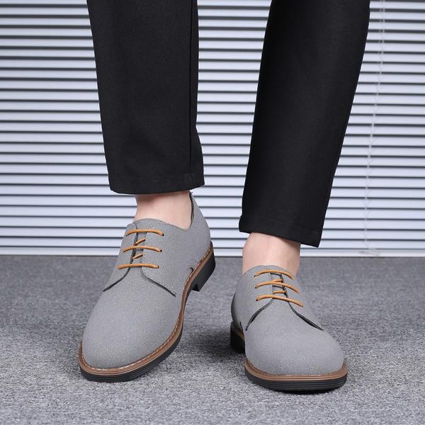 dress shoes mens formal shoe wedding plus size brand cow suede british style office business man elegant, Black
dress shoes mens formal shoe wedding plus size brand cow suede british style office business man elegant, Black