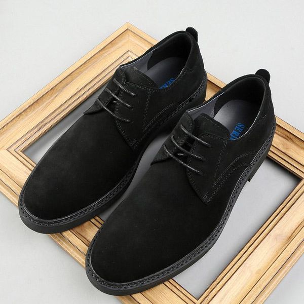 luxury men oxford shoes dress genuine suede leather italian pointed toe lace up wedding office party formal g146, Black
luxury men oxford shoes dress genuine suede leather italian pointed toe lace up wedding office party formal g146, Black