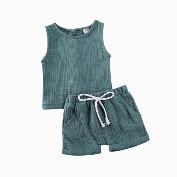 born baby girls boys solid linen outfits sleeveless o neck pockets shorts infant toddler children summer casual set 6m-4t clothing sets, White
born baby girls boys solid linen outfits sleeveless o neck pockets shorts infant toddler children summer casual set 6m-4t clothing sets, White