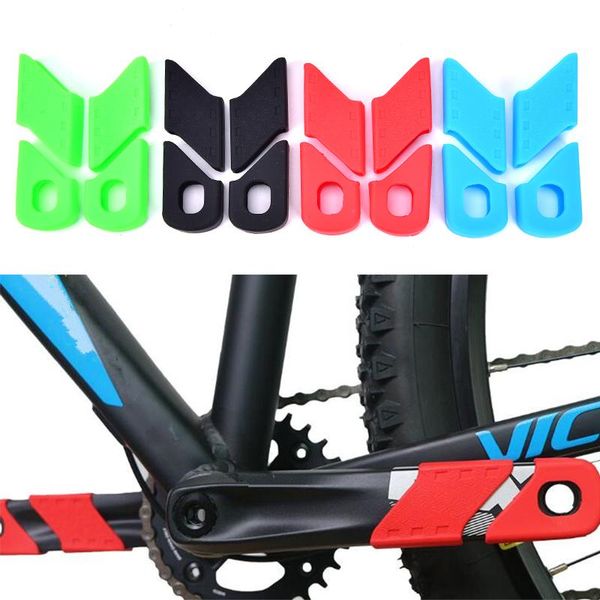 bike heels & chainwheels 4pcs bicycle crank cover silicone arm sleeve mtb cycling crankset protect non-slip chainwheel protector access
bike heels & chainwheels 4pcs bicycle crank cover silicone arm sleeve mtb cycling crankset protect non-slip chainwheel protector access