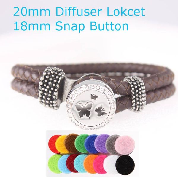 charm bracelets stainless steel butterfly perfume locket 20mm essential oil snap button diffuser with leather bracelet, Golden;silver
charm bracelets stainless steel butterfly perfume locket 20mm essential oil snap button diffuser with leather bracelet, Golden;silver