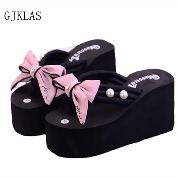 slippers platform wedge heels beach shoes women summer bow casuales black woman ladies
slippers platform wedge heels beach shoes women summer bow casuales black woman ladies