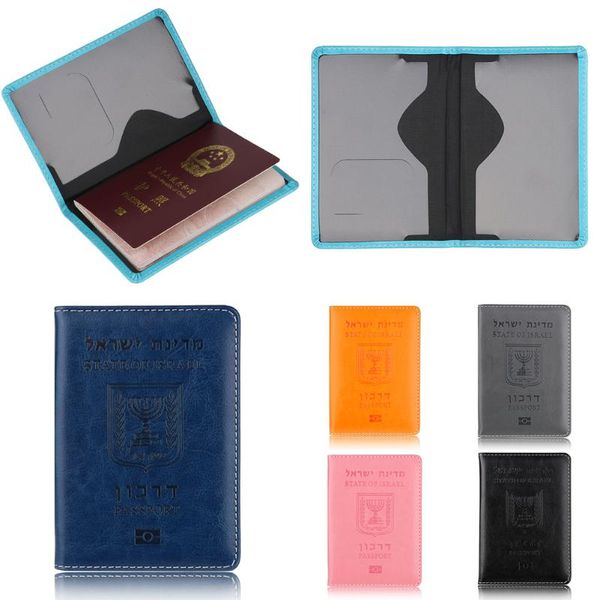 card holders passport cover for men women travel case israel document, Brown;gray
card holders passport cover for men women travel case israel document, Brown;gray