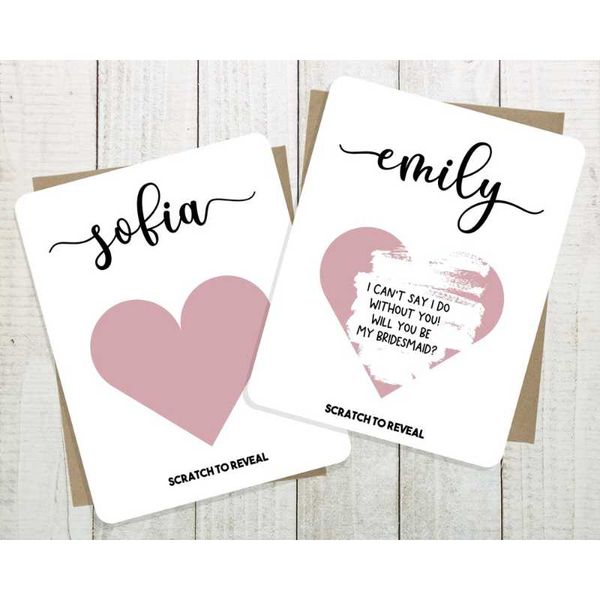 greeting cards custom bridesmaid proposal scratch off card, maid of honor proposal, will you be my bridesmaid, wedding bridal shower
greeting cards custom bridesmaid proposal scratch off card, maid of honor proposal, will you be my bridesmaid, wedding bridal shower
