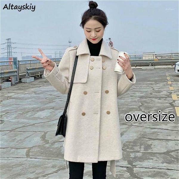 women's wool & blends wools women korean style all-match offices ladies autumn large size 3xl causal solid elegant comfortable high str, Black
women's wool & blends wools women korean style all-match offices ladies autumn large size 3xl causal solid elegant comfortable high str, Black