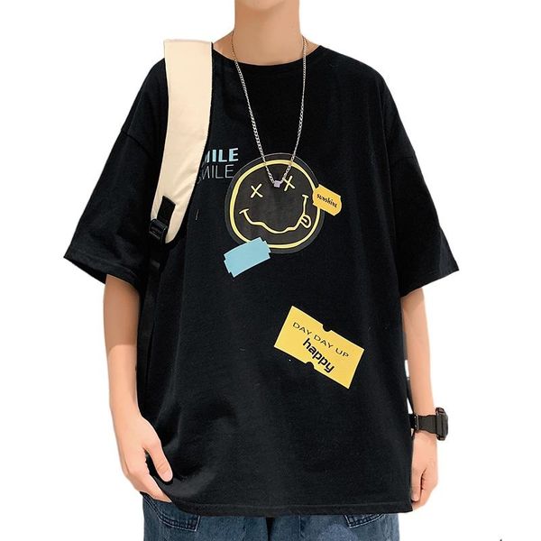 men's t-shirts t-shirt spring and summer pure cotton hong kong style short-sleeved loose japanese half-sleeved, White;black
men's t-shirts t-shirt spring and summer pure cotton hong kong style short-sleeved loose japanese half-sleeved, White;black