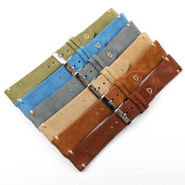 watch bands suede leather band 20mm 22mm blue green vintage strap replacement wristband handmade stitching watchband, Black;brown
watch bands suede leather band 20mm 22mm blue green vintage strap replacement wristband handmade stitching watchband, Black;brown