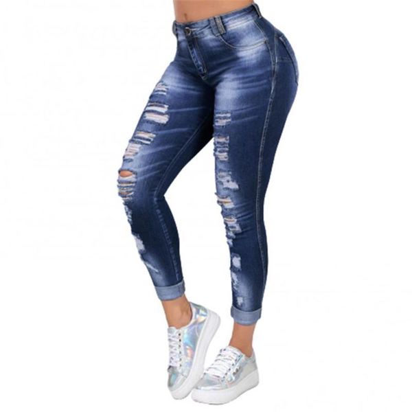women's jeans women skinny pants ripped high waist trousers bleached denim hollow ladies long 2021, Blue
women's jeans women skinny pants ripped high waist trousers bleached denim hollow ladies long 2021, Blue