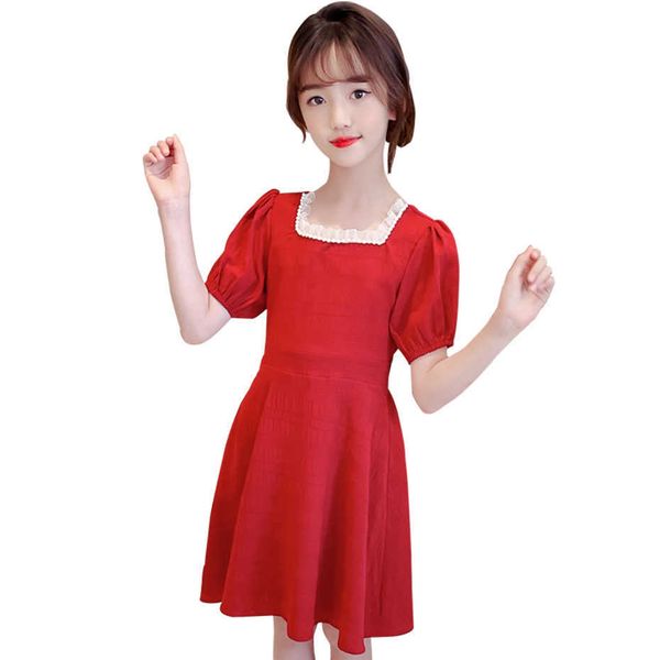 girls dress solid color es est kids summer children's costumes for 6 8 10 12 14 210528, Red;yellow
girls dress solid color es est kids summer children's costumes for 6 8 10 12 14 210528, Red;yellow