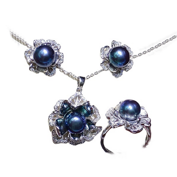 earrings & necklace sinzry original costume jewelry cubic zirconia black natural pearl vintage flower pendant earring ring sets, Silver
earrings & necklace sinzry original costume jewelry cubic zirconia black natural pearl vintage flower pendant earring ring sets, Silver