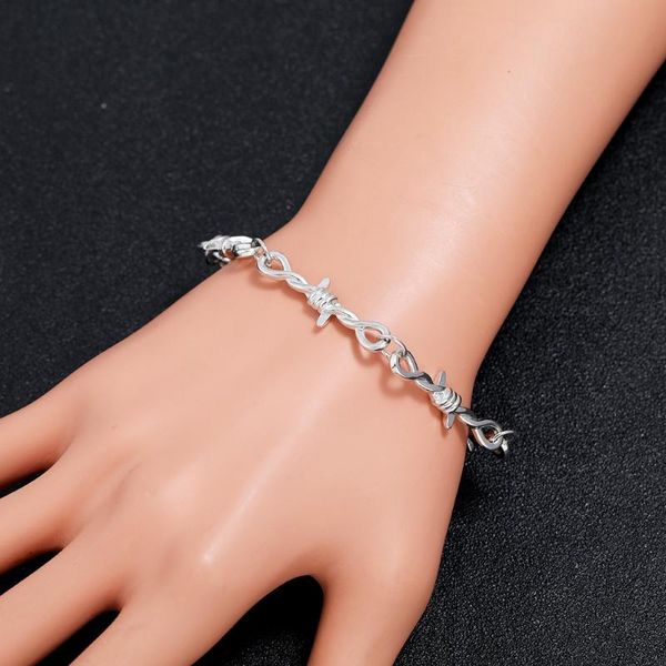 charm bracelets charmsmic vintage silver color infifity sign bracelet irregular geometric shape thorns chain hip rock night club jewelry, Golden;silver
charm bracelets charmsmic vintage silver color infifity sign bracelet irregular geometric shape thorns chain hip rock night club jewelry, Golden;silver