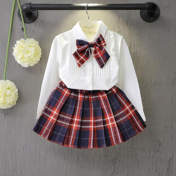 2pcs girls casual clothing set designed spring kids jk uniform pleated skirt shirt birthday performance clothes 6 ys, White
2pcs girls casual clothing set designed spring kids jk uniform pleated skirt shirt birthday performance clothes 6 ys, White