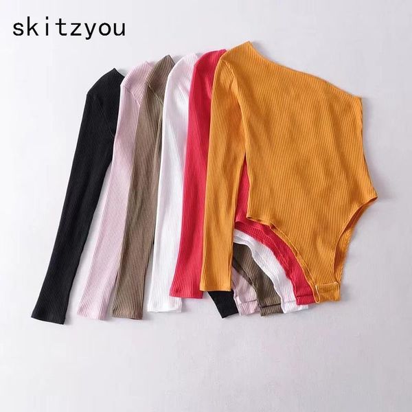 women's jumpsuits & rompers skitzyou women one shoulder slim bodycon white body bodysuits black red elastic basic solid female skinny, Black;white
women's jumpsuits & rompers skitzyou women one shoulder slim bodycon white body bodysuits black red elastic basic solid female skinny, Black;white