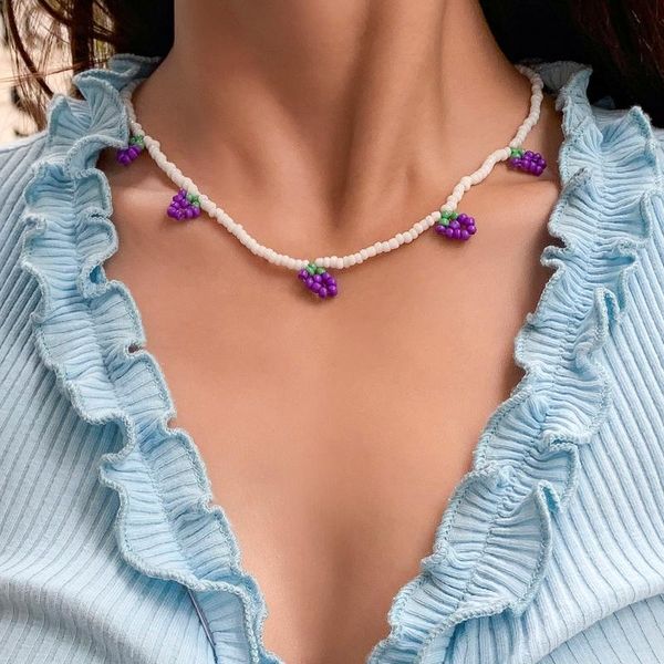 chains ingesight.z cute fruit tassel multiple pendant necklaces simple seed bead chain choker collar for women girls jewelry, Silver
chains ingesight.z cute fruit tassel multiple pendant necklaces simple seed bead chain choker collar for women girls jewelry, Silver