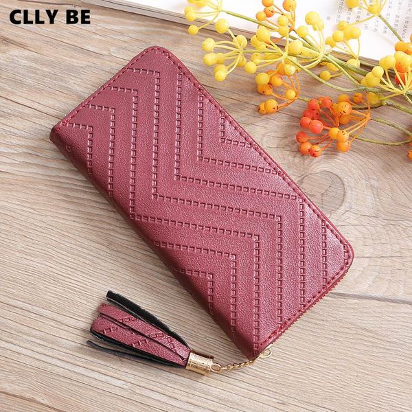 wallets fashion women tassel purses plaid pu leather long wallet phone bag money coin pocket card holder female purse, Red;black
wallets fashion women tassel purses plaid pu leather long wallet phone bag money coin pocket card holder female purse, Red;black
