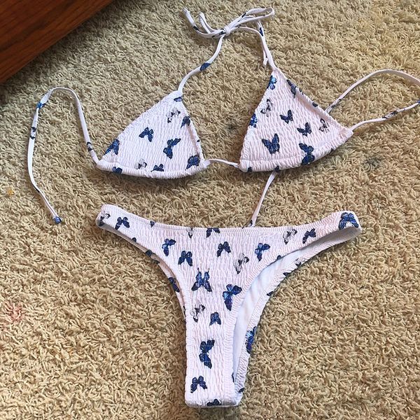 new butterfly print halter bikini female swimsuit women swimwear two-pieces bikini set pleated wrinkled bather bathing suit swimin
new butterfly print halter bikini female swimsuit women swimwear two-pieces bikini set pleated wrinkled bather bathing suit swimin