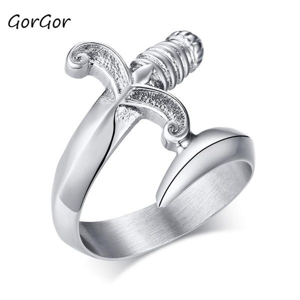 gorgor punk hip-hop stainless steel color curved sword ring fashion men jewelry gift rc-441 pendant necklaces, Silver
gorgor punk hip-hop stainless steel color curved sword ring fashion men jewelry gift rc-441 pendant necklaces, Silver
