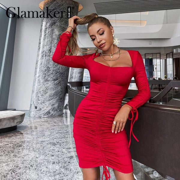 casual dresses glamaker drawstring square collar bodycon party club dress fashion lace up red mini slim autumn winter 2021 vestidos, Black;gray
casual dresses glamaker drawstring square collar bodycon party club dress fashion lace up red mini slim autumn winter 2021 vestidos, Black;gray