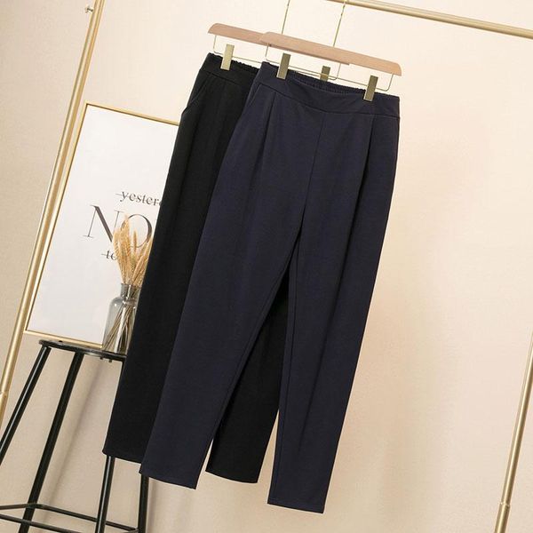 spring autumn korea fashion women elastic waist casual cotton harem pants plus size femme loose black v146 women's & capris, Black;white
spring autumn korea fashion women elastic waist casual cotton harem pants plus size femme loose black v146 women's & capris, Black;white