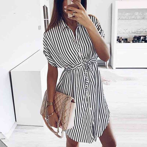 casual dresses office summer striped shirt women turn down collar short sleeve sashes lady buttun work female vestidos frcz, Black;gray
casual dresses office summer striped shirt women turn down collar short sleeve sashes lady buttun work female vestidos frcz, Black;gray