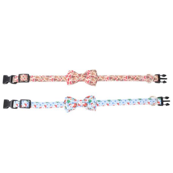 cat collars & leads 2pcs christmas pet costumes necklaces party supplies