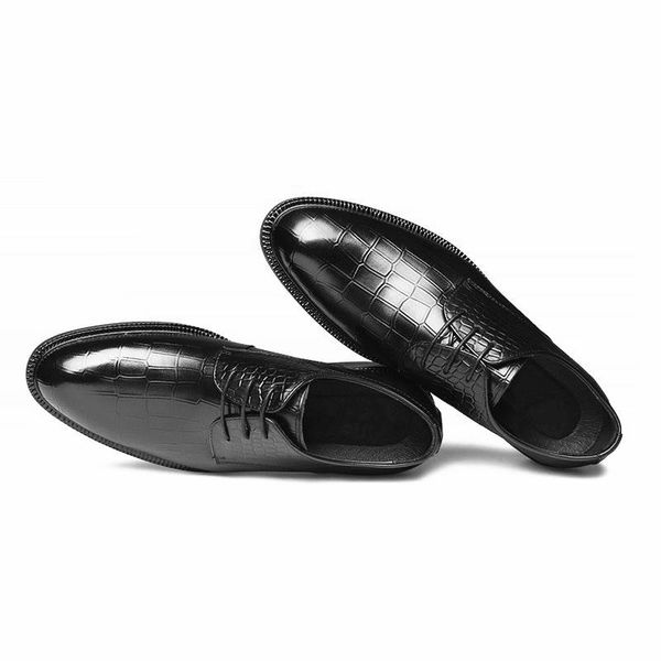 dress shoes genuine leather men trendy embossed wedding mens formal suit round toe lace-up derby work, Black
dress shoes genuine leather men trendy embossed wedding mens formal suit round toe lace-up derby work, Black