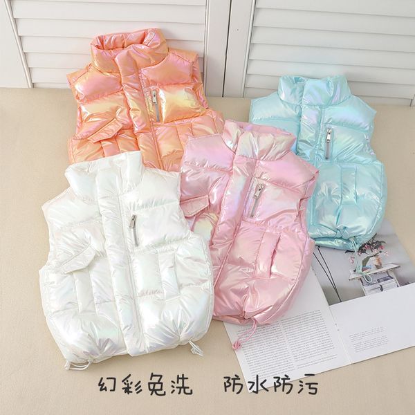 girls' down cotton in autumn and winter thickened children's solid color foreign style baby wear vt over shoulder, Black;white
girls' down cotton in autumn and winter thickened children's solid color foreign style baby wear vt over shoulder, Black;white