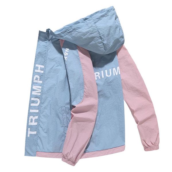 men's jackets summer ultra-light hood jacket thin splicing letter printing windbreaker fashion sunscreen ventilation quick drying coat, Black;brown
men's jackets summer ultra-light hood jacket thin splicing letter printing windbreaker fashion sunscreen ventilation quick drying coat, Black;brown